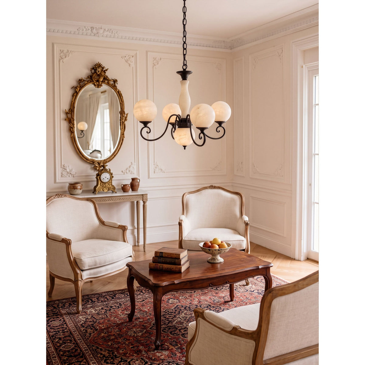 Evelyn Alabaster Chandelier