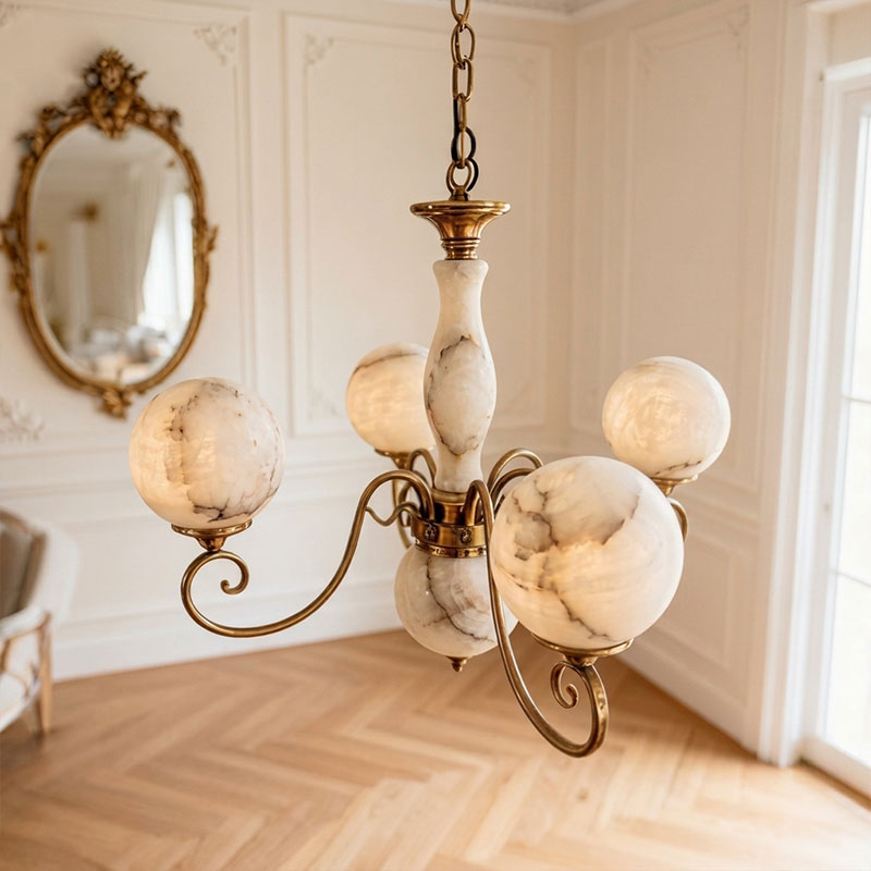 Evelyn Alabaster Chandelier