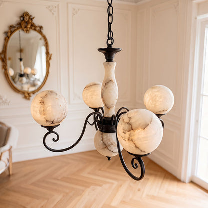 Evelyn Alabaster Chandelier