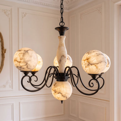 Evelyn Alabaster Chandelier