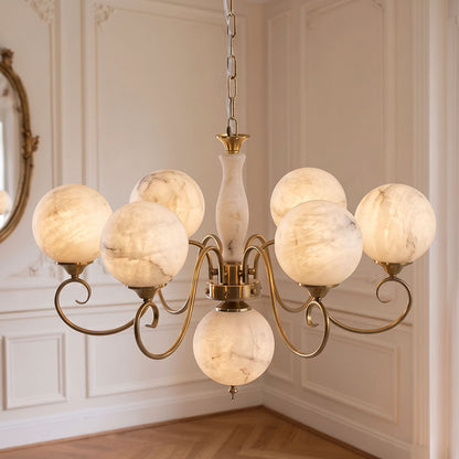 Evelyn Alabaster Chandelier