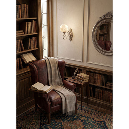 Evelyn Alabaster Wall Sconce