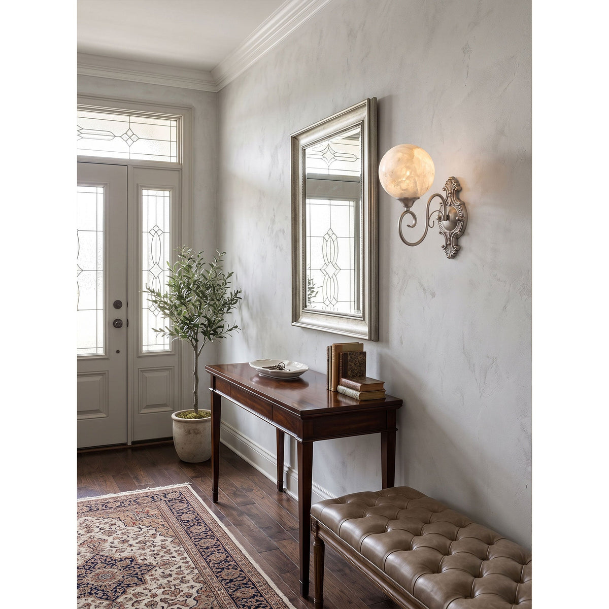 Evelyn Alabaster Wall Sconce