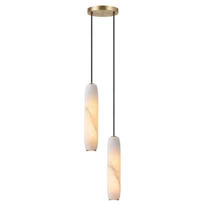 Flute Alabaster Chandelier