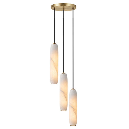 Flute Alabaster Chandelier
