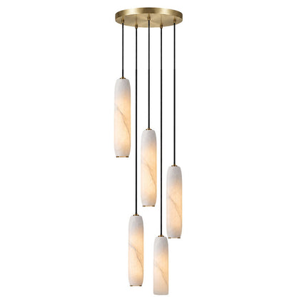 Flute Alabaster Chandelier