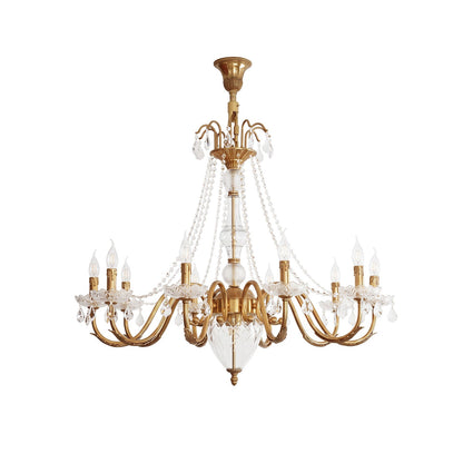 Fontainebleau Brass Chandelier