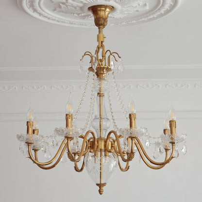 Fontainebleau Brass Chandelier