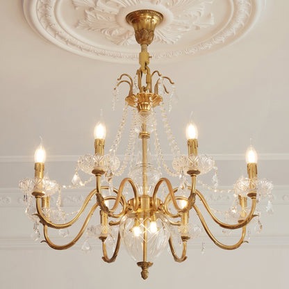 Fontainebleau Brass Chandelier