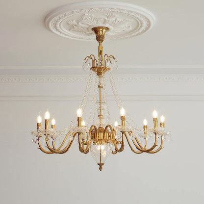 Fontainebleau Brass Chandelier