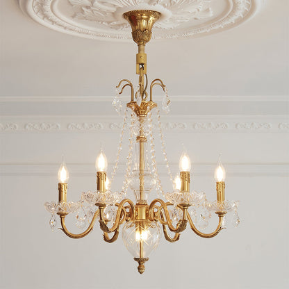 Fontainebleau Brass Chandelier