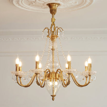 Fontainebleau Brass Chandelier