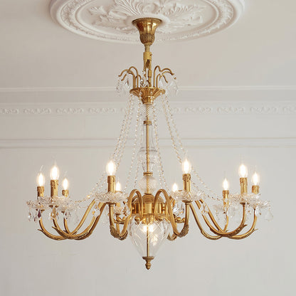Fontainebleau Brass Chandelier