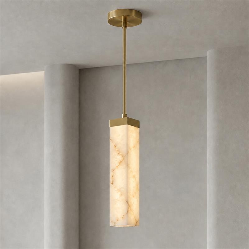 Frozen Alabaster Pendant Lamp