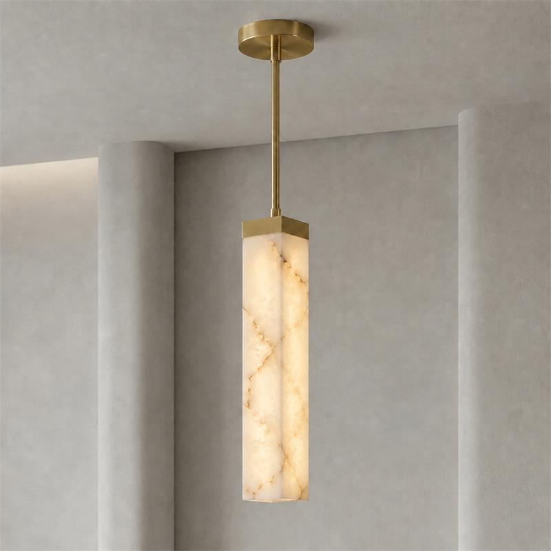 Frozen Alabaster Pendant Lamp