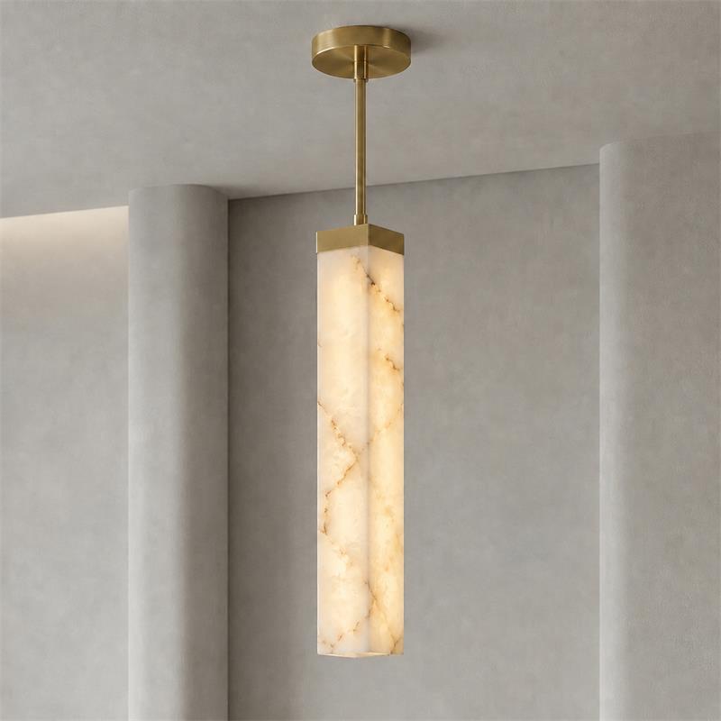 Frozen Alabaster Pendant Lamp