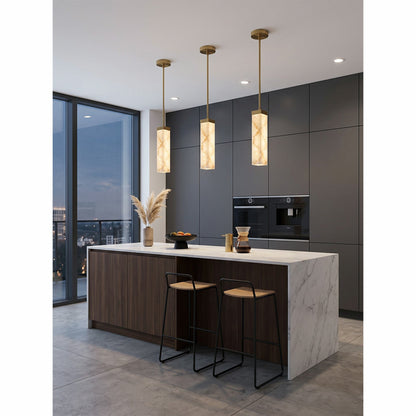 Frozen Alabaster Pendant Lamp