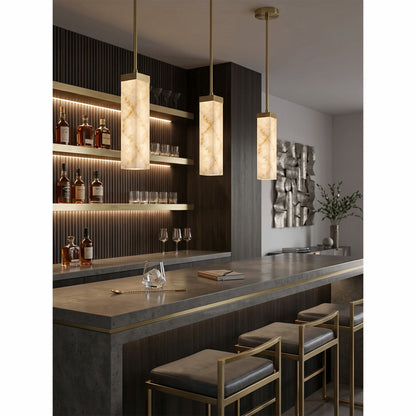 Frozen Alabaster Pendant Lamp