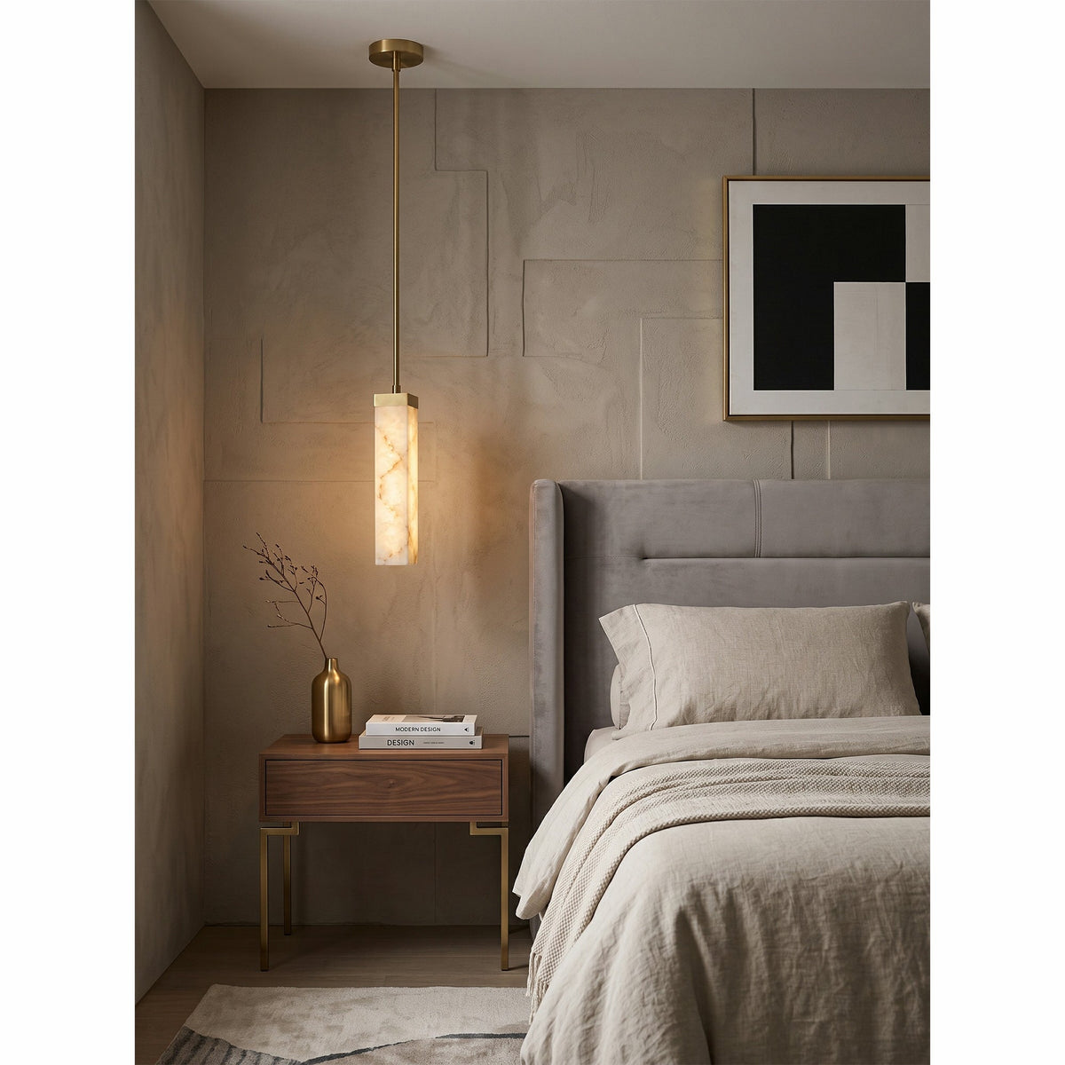 Frozen Alabaster Pendant Lamp