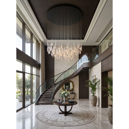 Gamalux Glass Chandelier