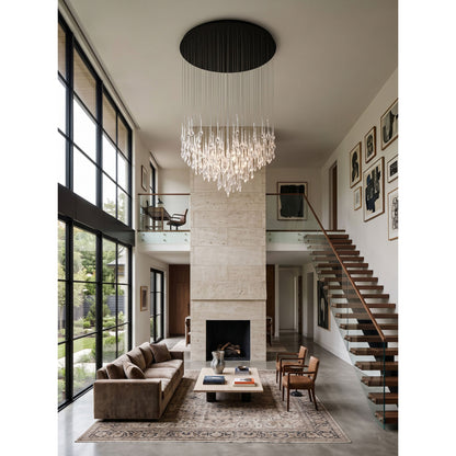Gamalux Glass Chandelier