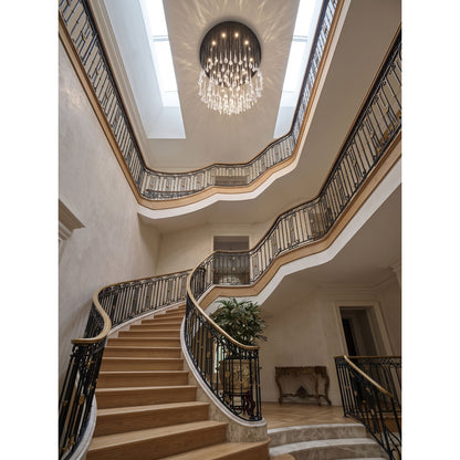 Gamalux Glass Chandelier