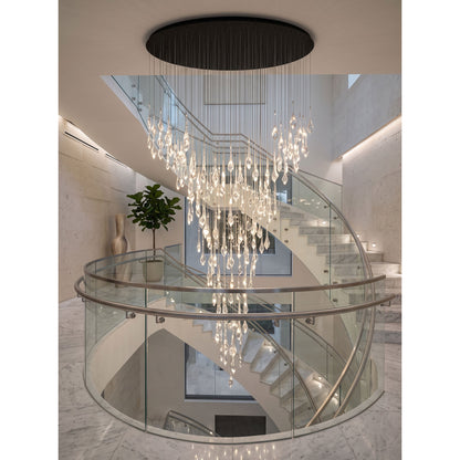 Gamalux Glass Chandelier