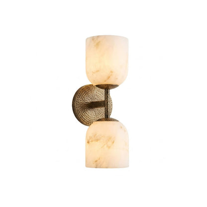 Garrison Alabaster Hammered Wall Sconce