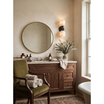 Garrison Alabaster Hammered Wall Sconce