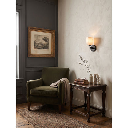 Garrison Alabaster Hammered Wall Sconce