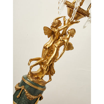 Gratia Crystal Palm Table Lamp