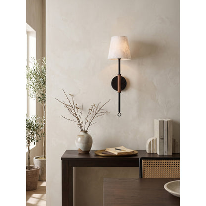 Griffin Tail Alabaster Wall Sconce
