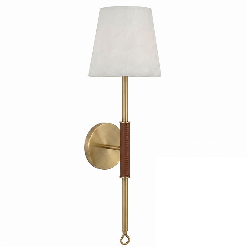 Griffin Tail Alabaster Wall Sconce