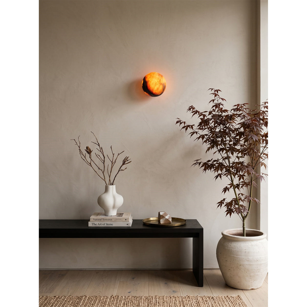 Hadley Alabaster Wall Sconce