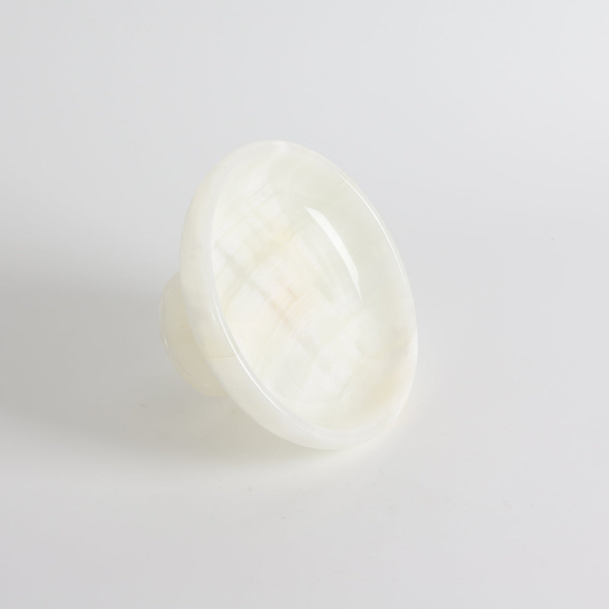 Harlow White Onyx Pedestal Bowl