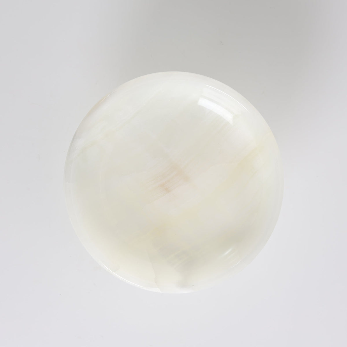 Harlow White Onyx Pedestal Bowl