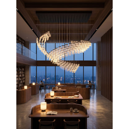 Helix Wave Chandelier