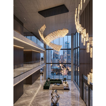 Helix Wave Chandelier