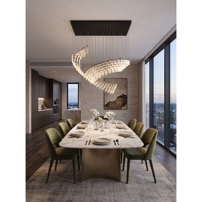 Helix Wave Chandelier