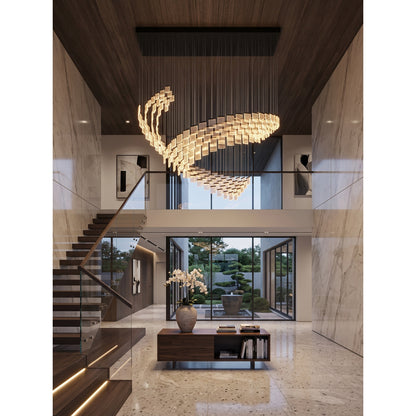 Helix Wave Chandelier
