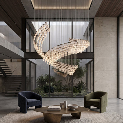 Helix Wave Chandelier
