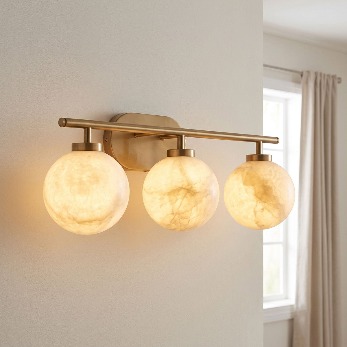 Hollis Alabaster Wall Sconce