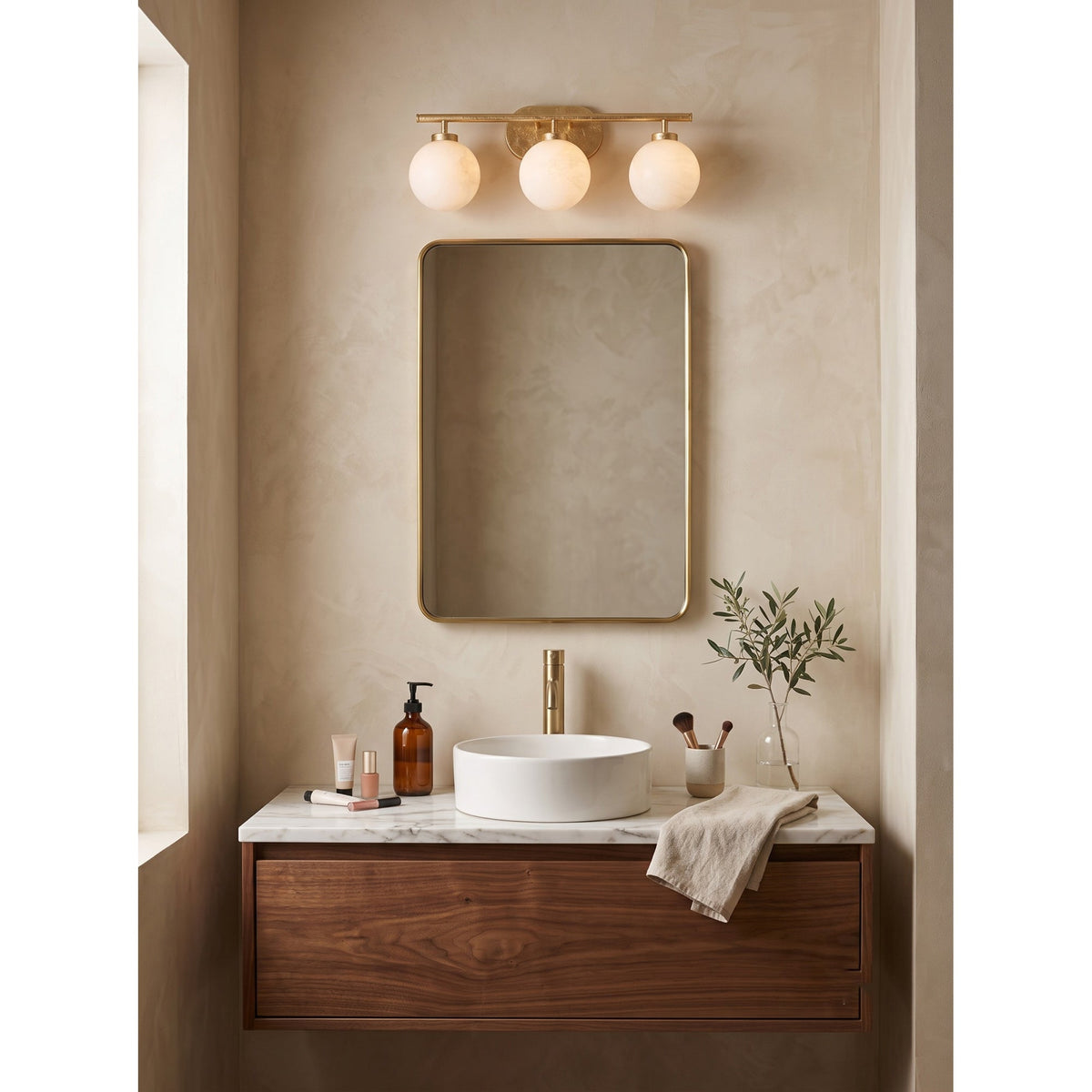 Hollis Alabaster Wall Sconce