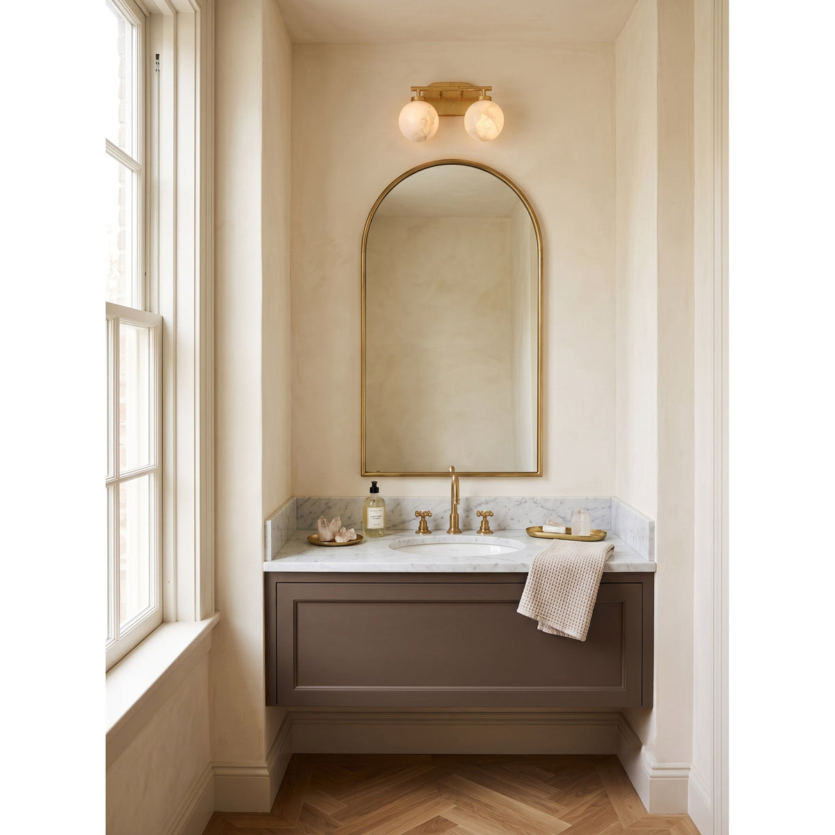 Hollis Alabaster Wall Sconce
