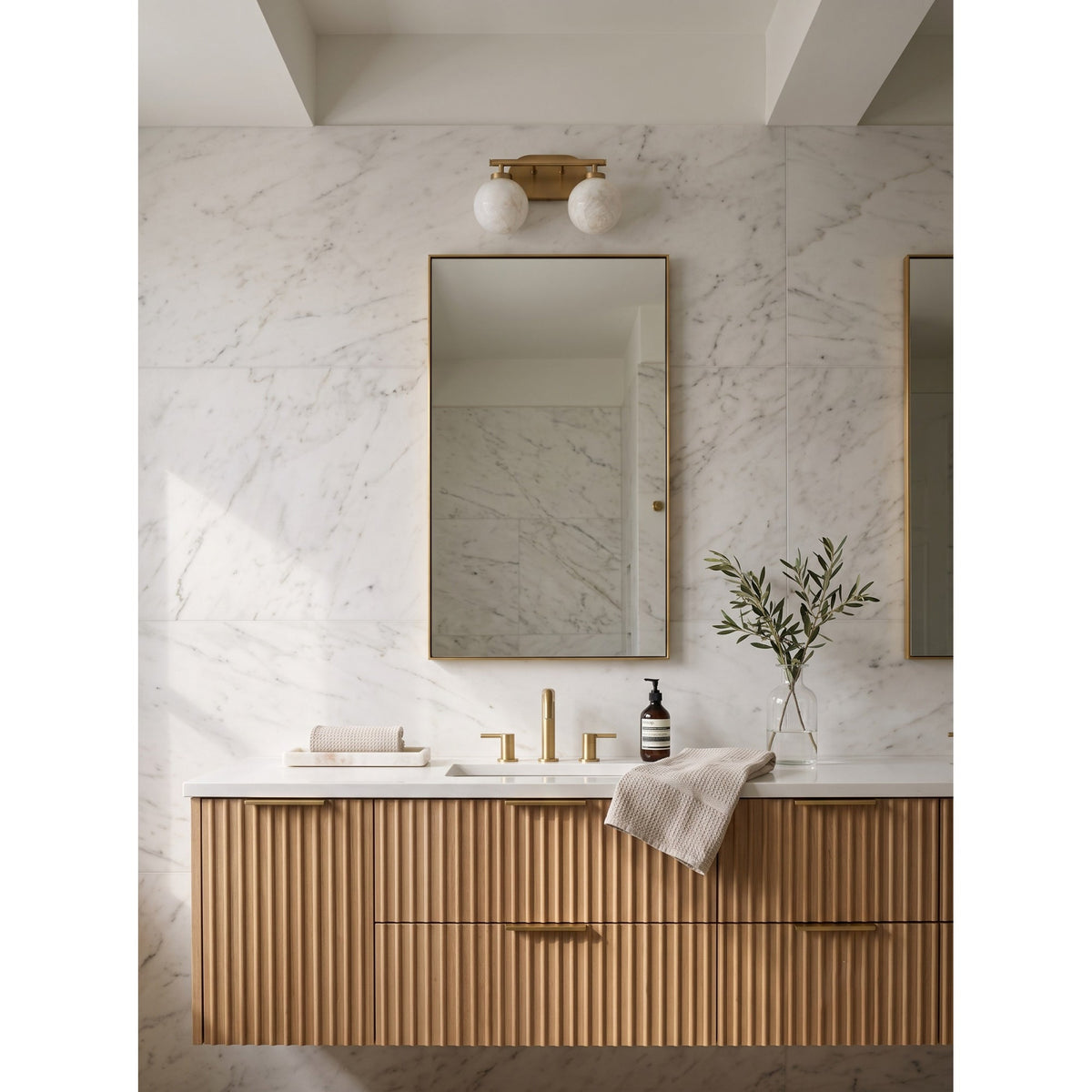 Hollis Alabaster Wall Sconce