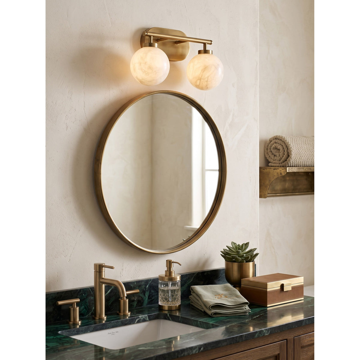 Hollis Alabaster Wall Sconce