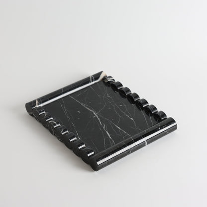 Hudson Wave Marble Tray