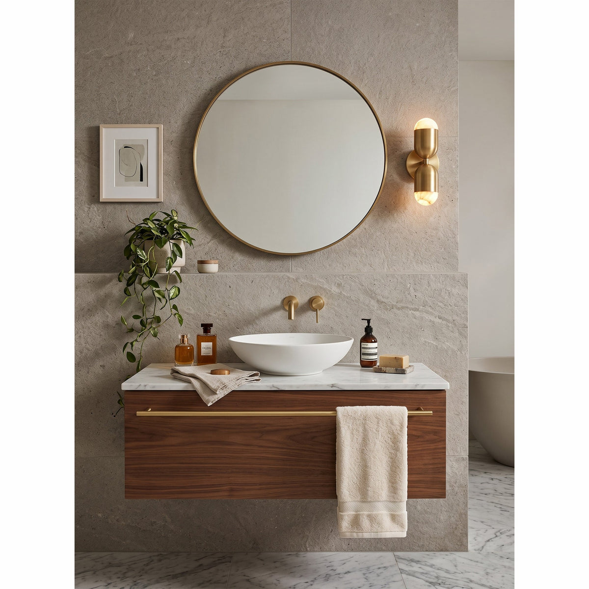 Jensen Alabaster Wall Sconce