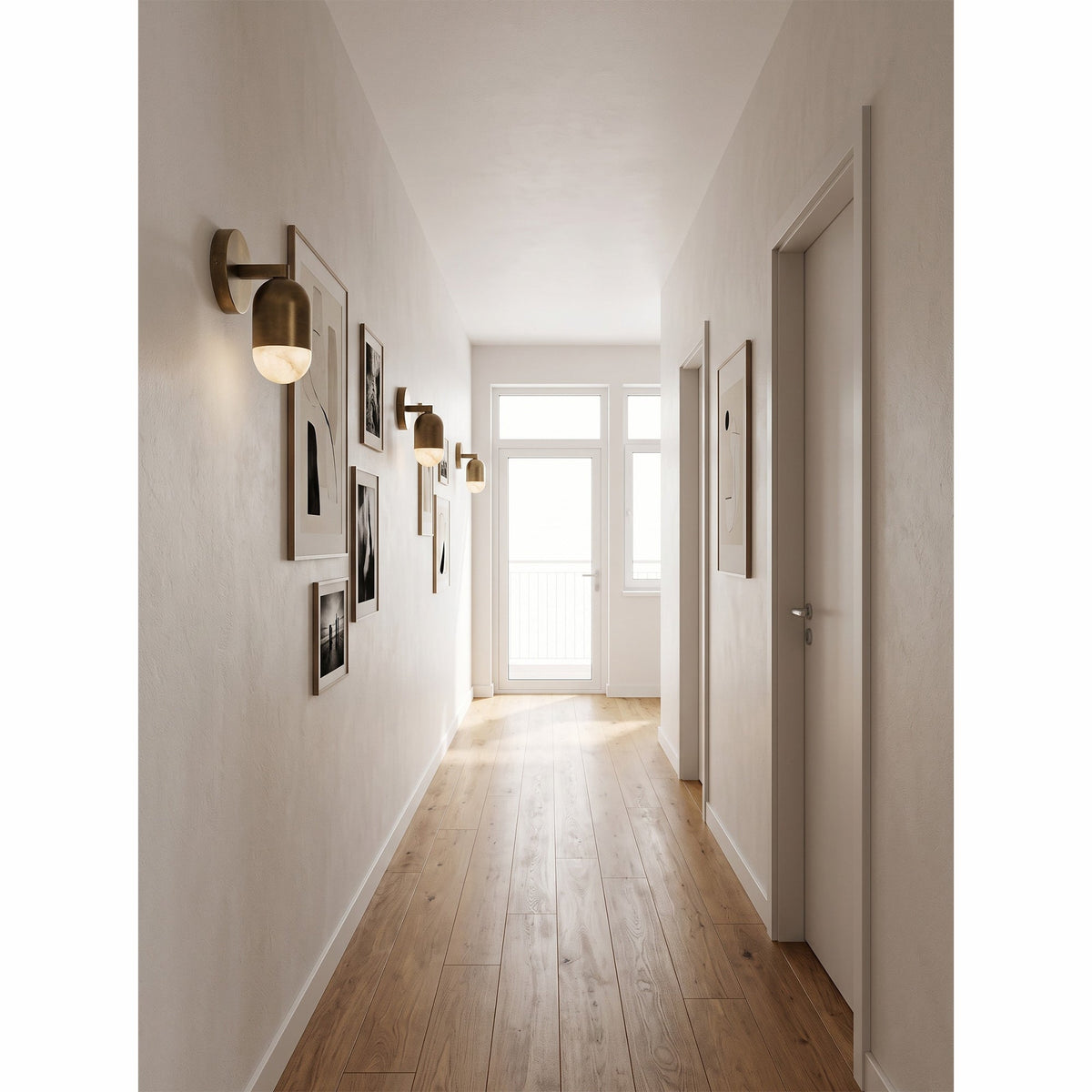 Jensen Alabaster Wall Sconce