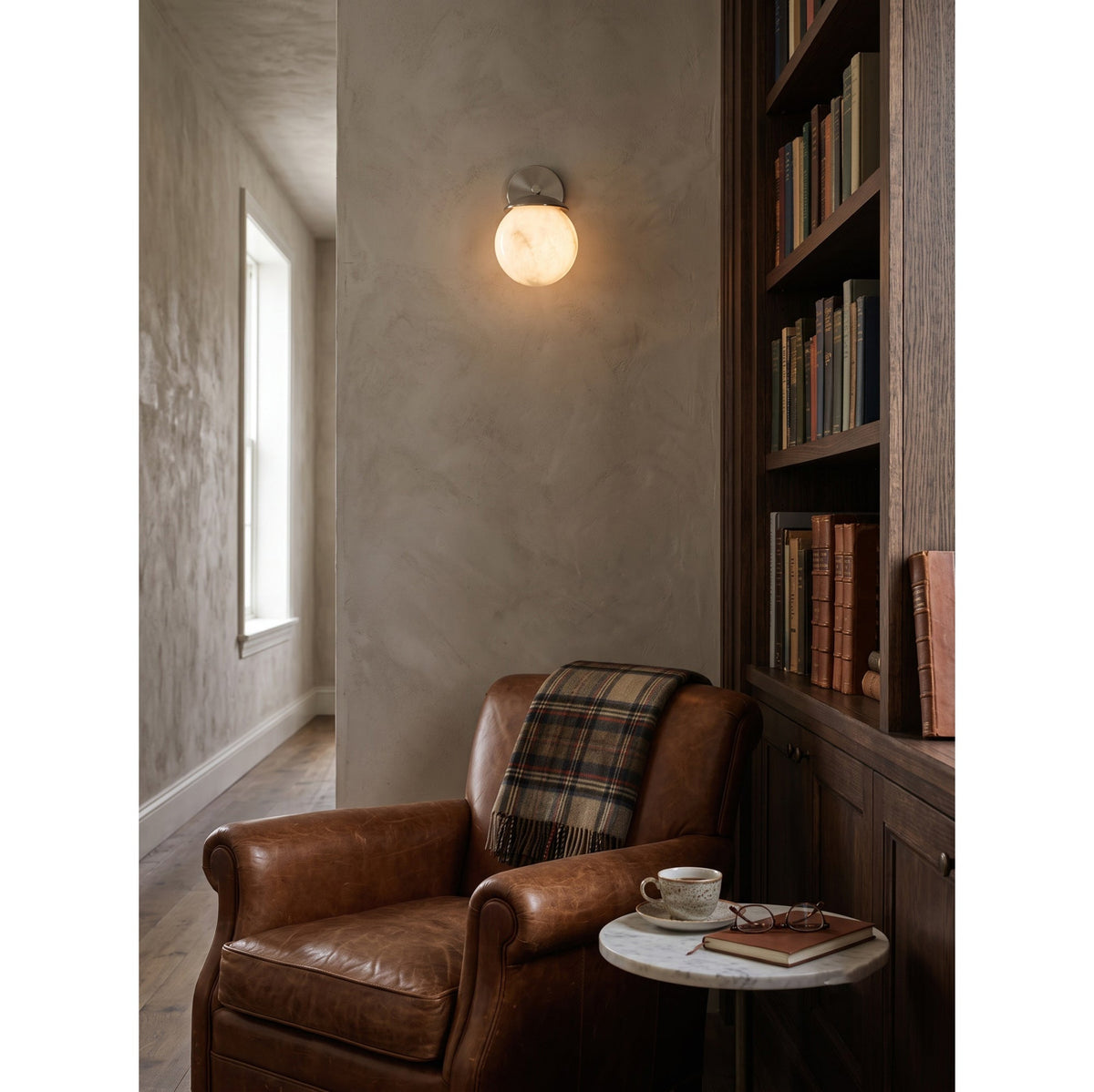 Lark Julep Alabaster Wall Sconce